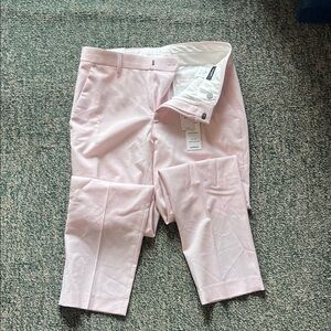 Light Pink Dress Pants express slim 28x30 NWT